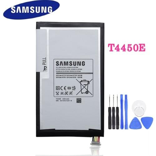T4450E Samsung Original Tablet Battery For Samsung GALAXY Tab 3 8.0 T310 T311 T315 Authentic Replacement Batteries 4450mAh