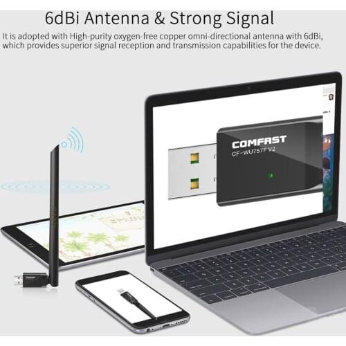 USB Wifi Adapter 150Mbps 2.4 GHz Drive-free Through-wall WIFI Receiver Wireless Network Card Drive-free USB Wireless Network Car