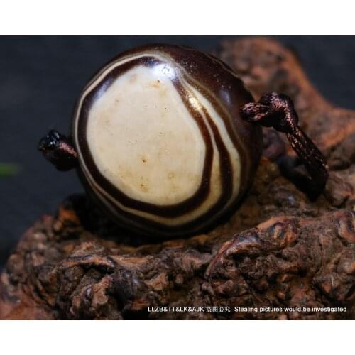 Magic Power Tibetan Old Agate Goat Eye Heaven Eye dZi Bead Amulet Pendant U25C Talisman LKbrother Sauces UPD025