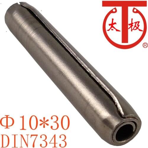 10*30) DIN7343 / ISO8750 Spiral spring pin ( Coiled pin ) 10 pieces/lot