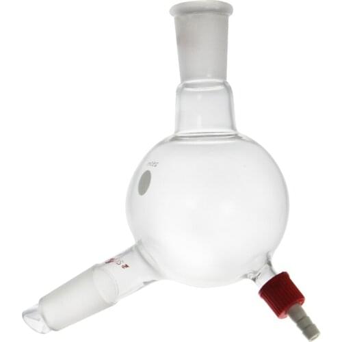 250mL Cow Type Short Path Distillation Receiver Adapter with One Receiver 24/40 Joint