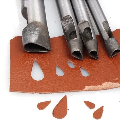3mm-30mm Water drop shape Belt Holes Metal punching tool Punching Eyelets Mold Rivet Die Button Sewing patches