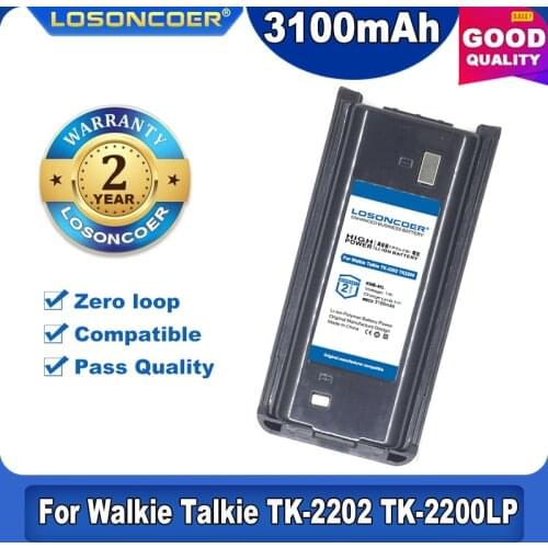 3100-2500mAh NI-MH 7.2V KNB-29 KNB-29N Or LI-ON 7.4V KNB-45L Battery For Walkie Talkie TK-2202 TK2200 TK3200 Radio Battery