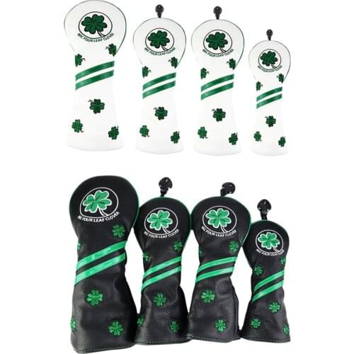 4pcs Golf Wood Head Cover Club Headcover Protector Accessories NO. Tag