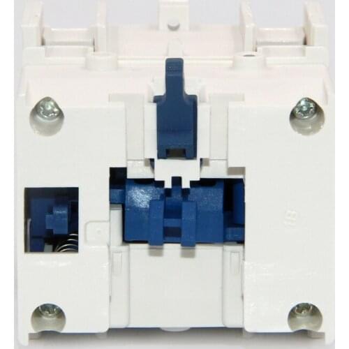 Time delay auxiliary contact module, one normally open and one normally closed, power off delay, 0.1…30 seconds, spring terminal