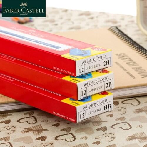 Faber-Castell 1322 Writing Pencil 2B/2H/HB Exam Pencil Set Triangle Student Graphite Pencil For School Office Art Supplies