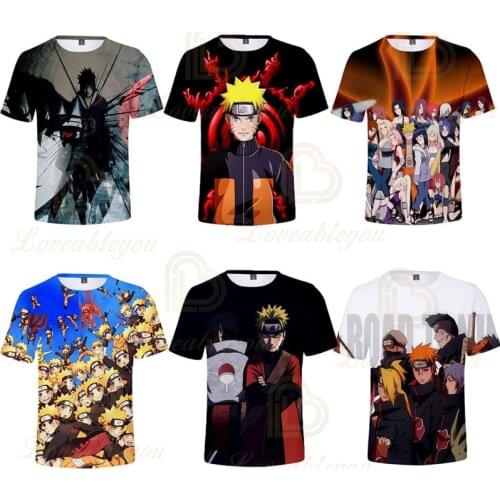 Naruto Heita Japan Anime T-shirt for Boy Tshirts Fashion Summer Casual Adults Male Tees Anime Teenagers Clothes 2020