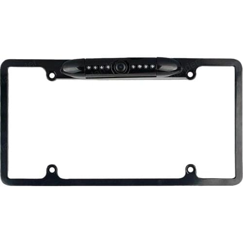 For USA Canada 8LED Night Vision Car License Plate Rear View Camera Vehicle Anti-Fog Waterproof CMOS Sensor reverse Cam