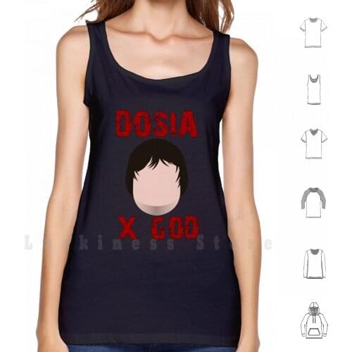 Dosia X God Minimalistic Design Tank Tops Vest Sleeveless Dosia Gambit Csgo Cs Cs Go Valve Gaming Video Games Games Counter