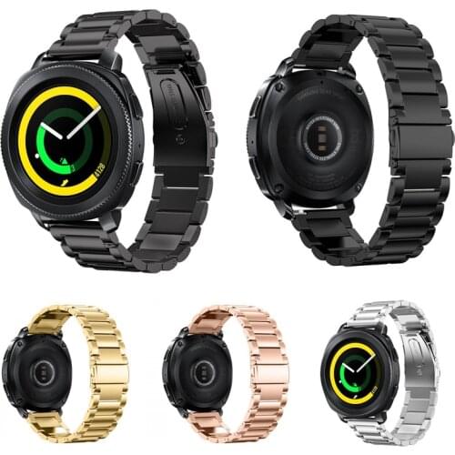 Stainless Steel 20mm Band Replacement for Samsung Gear Sport SM-R600 Gear S2 Classic
