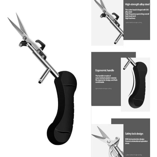 Pointed Fruit Picking Shears Manual Pruning Shears High Carbon Steel Garden Fruit Tree Thinning Vegetable Fruit Picking Shears