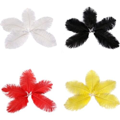 Wholesale 50pcs-500pcs/lot 15-20CM Ostrich Feather DIY Jewelry Craft Making decor feathers for crafts Wedding Decoration plumas