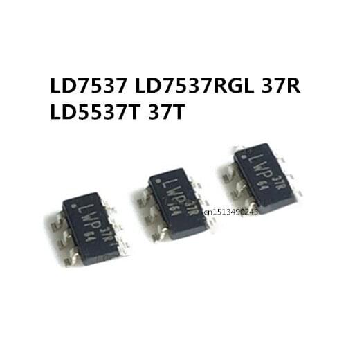 Original new 10pcs/ LD7537 LD7537RGL 37R LD5537T 37T SOT23-6
