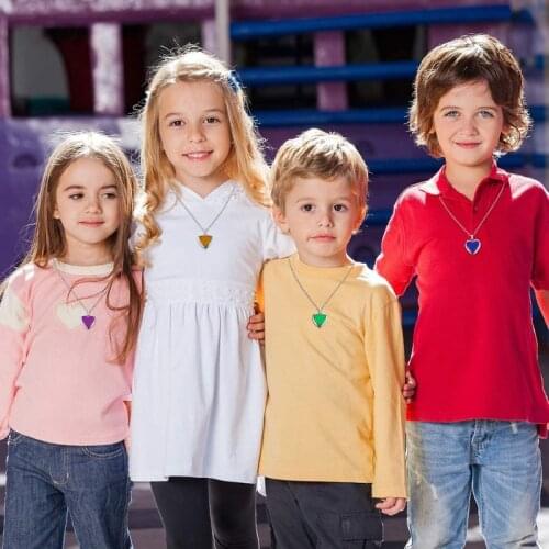 Chinese Style Love Photo Box Necklace Warm Mood Color Changing Necklace Mens Stainless Steel Chain Necklace Jewelry T21F