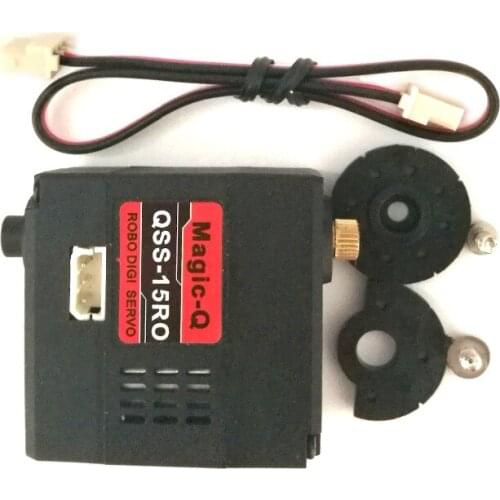 QSS-15RO Robot High Torque Servo Serial Communication Servo Easy Wiring 15KG Support Dynamixel Protocol Bus Link DIY Toy Kit