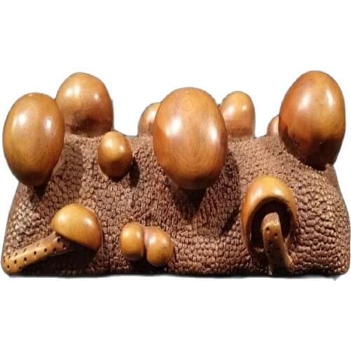Boxwood carving carvings, small mushrooms, ruler, pressure gauge, free delivery