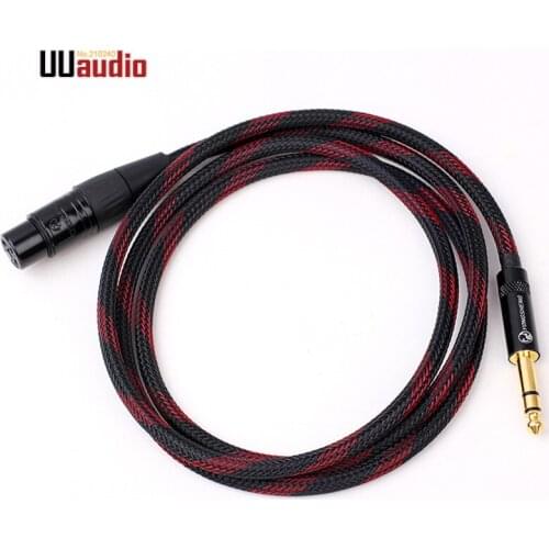 Hifi 3P 6.35mm To XLR Female TRS balanced audio cable