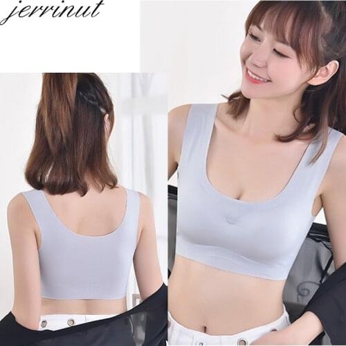 Jerrinut Sexy Seamless bra Push Up Bra Bras for Women Comfort Underwear soutien gorge femme Solid Color S-5XL