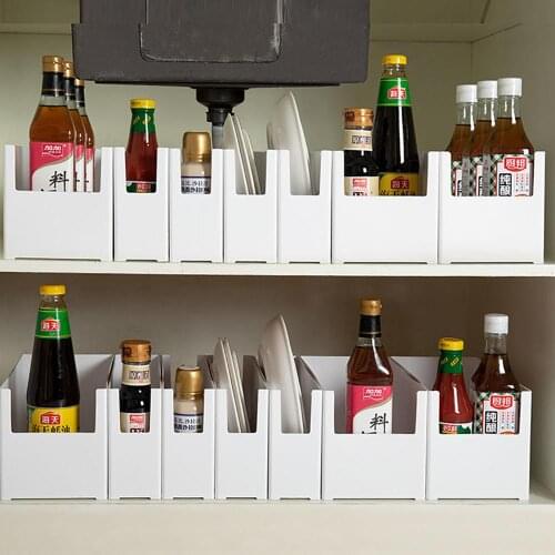 Cabinet storage box tableware storage box clinker spice rack storage box storage compartment bathroom vanity box