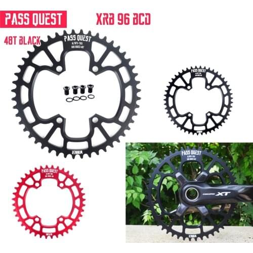 PQ Bicycle Chainring 96 BCD 32T 34T 36T 38T 40T 42T 44T 46T 48T Bike Chainwheel M6000 M7000 M8000 M9000 11/22 Speed Single Disc