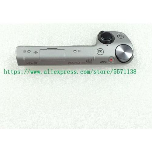 95%New For Sony NEX-5R NEX5R Top Cover With Shutter Button Replacement Repair Part SILVER