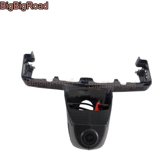 BigBigRoad For BMW X5 Deluxe 2019 Car wifi DVR Video Recorder Hidden Installation Wifi Dash Cam Night Vision