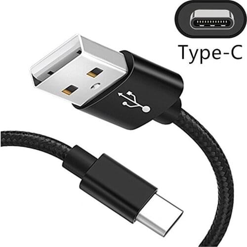 0.2m short 1m 2m Braided USB Type C Cable fast Charger Cable for Samsung Galaxy S9 S8 Plus Note 10 9 8 A51 A50 A71 A21S Tab S3