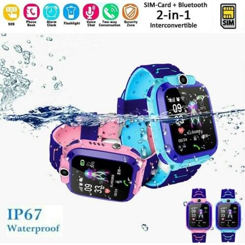 1.44 Inch Child Smart Watch SOS Phone Watch Smartwatch For Kids With Sim Card Camera Waterproof IP67 Kids Gift For IOS Android