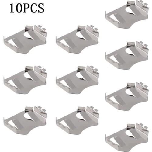 10PCS SMT SMD Button Coin Cell CR2032 Battery Holder Retainer CR2032 Batter Holder TBH-CR2032-M04 Battery button bases