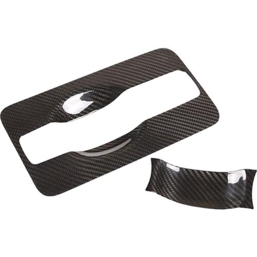 Car Carbon Fiber Tail Door Handle Bowl Cover Trim for Mercedes-Benz G CLASS W463A W464 G500 G550 G63 2019-2020