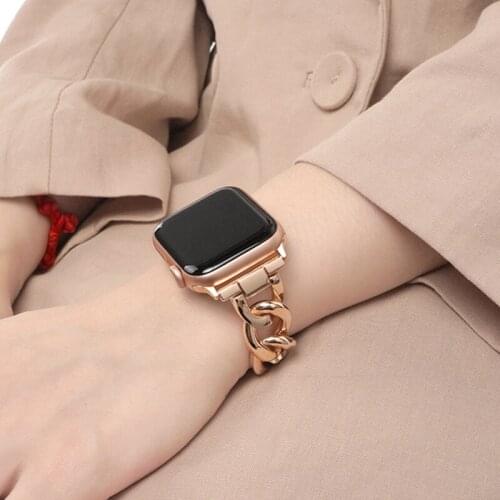 Stainless Steel Bracelet For Apple Watch 6 Band SE Strap 44mm 40mm iWatch Series 5 4 Watchbands For Applewatch 3 42mm 38mm Bands