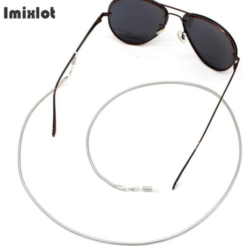Fashion 2mm Snake Chain for Sunglasses Metal Eyeglass Chains Lanyard Necklace Men Women Eyewears Cord Holder Neck Strap Rope