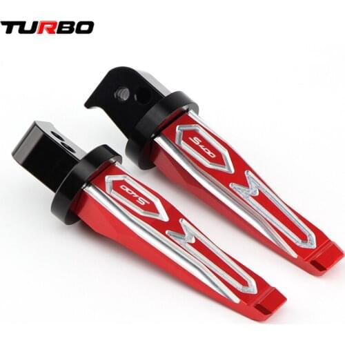 For KYMCO Motorcycle CNC Passenger Footrests Rear Foot Pegs XCITING S400 S 400 XCITINGS400 2017 2018 2019 2020