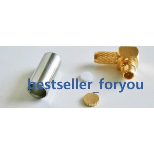 Welcome To Our Shop!MMCX Crimp Male Plug RA Right Angle RF Connector For LMR100 RG316 RG174 Wholesale