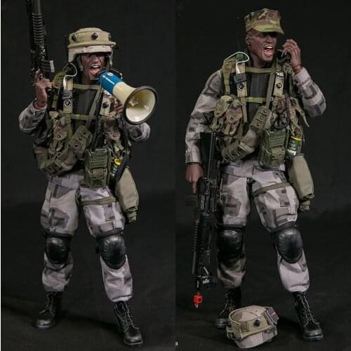 DAMTOYS 78080 1/6 Gunnery sergeant Crews Figure Model 12'' Full Set Male Action Dolls with Weapon Accessories Gifts In Stock