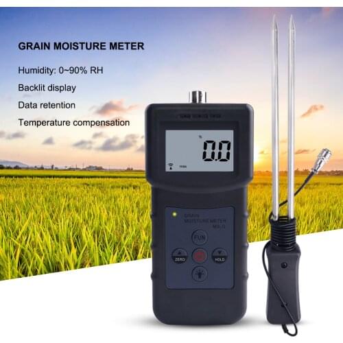Yieryi Grain Moisture Meter Moisture Meter for Barley,Corn,Hay,Oats,Rapeseed,Brown Rice,Soybeans,Wheat Flour,Cocoa Powder