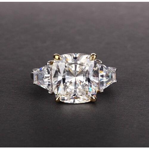 Exquisite Citrine Sapphire Crystal Rings For Women inlaid AAAAA Cubic Zirconiat Real 925 Sterling Silver Wedding Jewelry Gifts