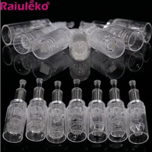 100/10p 9 Pin/12 Pin/36 Pin Nano Pin Needle Cartridge Bayonet Screw for Dr.pen Electric Auto Microneedle Tip Nutrition Input