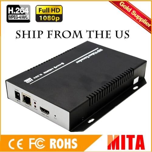 Ship from the US H.264 audio IPTV streaming HDMI Encoder by RTMP HTTP RTSP for Wowza Media Server generate IP MPEG TS output