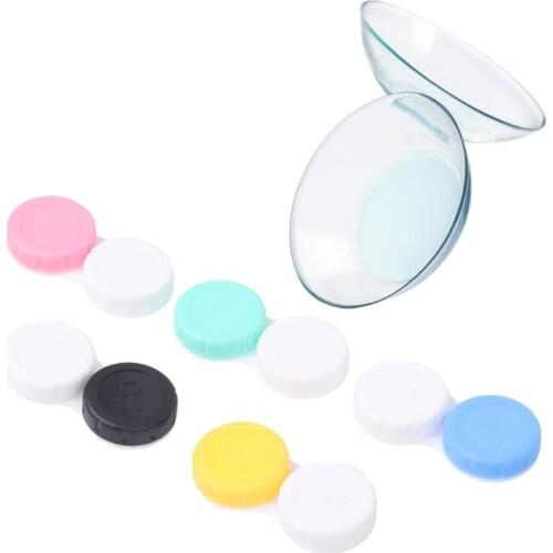 Contact Lens Box Holder Plastic Objective Travel Portable Case Storage Container