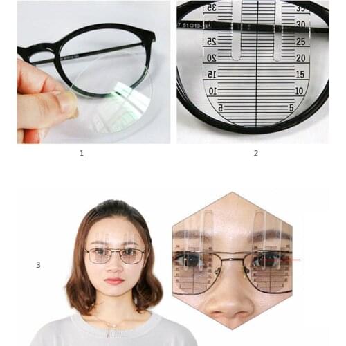 1 Pair Optical PH Ruler Pupil Height Meter Optometry PH Test Eye Ophthalmic Tool R9UF