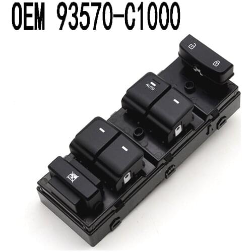 Front left Power Window Switch Glass lifting button 93570C1000 93570-C1000 93570C1000 For Hyundai Sonata 2015-2018