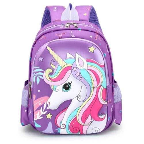 Disney Kindergarten schoolbag cartoon Elsa shoulder bag girl boy baby children backpack kid Frozen schoolbag backpack