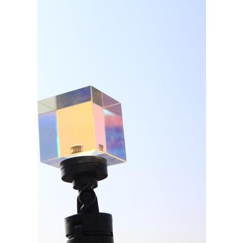 28MM Stained Glass Camera Filter Glass Prism Crystal Polygonal for Photograph Studio for Photograph Studio Photo Accessories