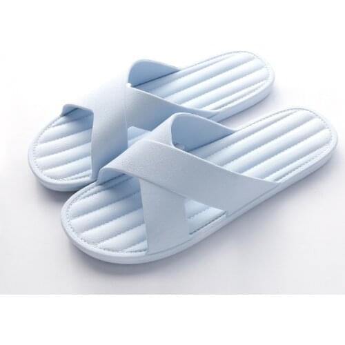 Slippers womens family home lovers bath antiskid soft bottom home bathroom mens slippers mens shoes indoor slippers