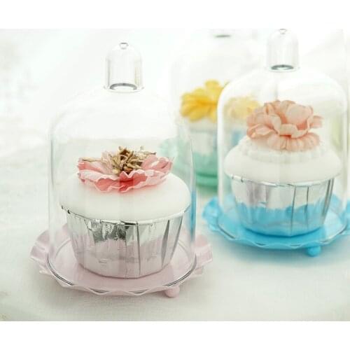 Simulation flower cake plate with cover combination cake simulation table decoration