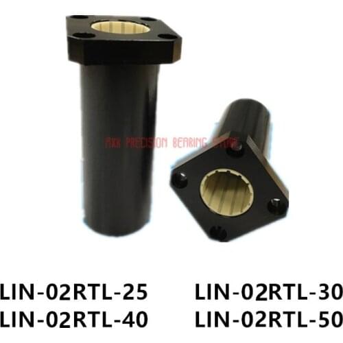 Extended method blue engineering plastic linear bearing LIN-02RTL-25 LIN-02RTL-30 LIN-02RTL-40 LIN-02RTL-50 LMK25L LMK30L LMK40L