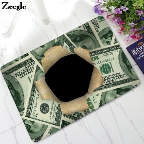 Waterproof Outdoor Carpet Rug 3D Printing Rubber Bedroom Mat Anti-Slip Entrance Door Mat Home Decor Floor Mat for Kitchen