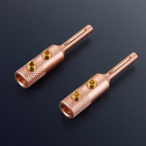 Viborg VB401100% Pure Copper Banana plug speaker cable DIY