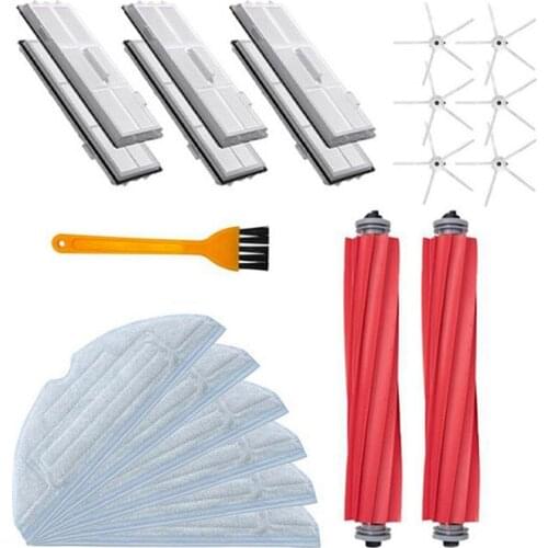 Promotion!Accessories Main Side Brush Mops Cloths HEPA Filters For Roborock S7 T7 T7plus Cleaner